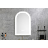 26*38 LED Lighted Bathroom Wall Mounted Mirror with High LumenAnti-Fog Separately ControlDimmer W928P151733