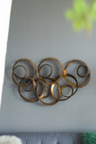 38.5x22x4.2" Seretha Gold Leaf Wall Dcor W2078P205307