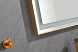 96in. W x36 in. H Frameless Single Bathroom Vanity Mirror in Polished Crystal Bathroom Vanity W1272100775
