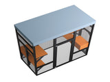 Large Outdoor Cat Enclosure Catio with 5 Platforms & 2 Napping Houses, Secure Metal Wire, Easy 84290516