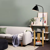 Luxury Shelves Floor for Living Room with Metalshade, Standing Tall Industrial Floor W1592P188601