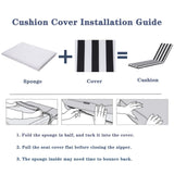 2PCS Outdoor Lounge Chair Cushion Replacement Patio Funiture Seat Cushion Chaise Lounge W419P168744