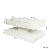 16.93IN High LED Coffee Table,Modern Coffee Table for Living,Living Tables,Large Living W331P269983