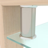 Rectangle Glass Coffee Table, Clear Coffee Table Modern Side Center Tables for Living Living W24182241