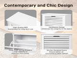 2-door louvered shoe cabinet 40186736