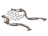2X Front Catalytic Converters Replacement for Porsche Cayenne 3.6L V6 2008-2010 955113034AX 44180567