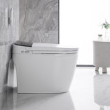 ZNTS Elongated Smart Toilet with Elongated Heated Bidet Seat, Intelligent Toilet with Bidet Built-in, W2826P199068