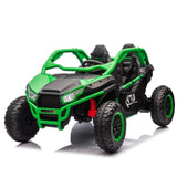 ZNTS 24V Two-seater Kids Ride On UTV w/Parents Control,20in seat width,400W Super high power,Four-wheel W1578P198435