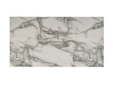 Matilda 47" White Coffee Table with White Faux Marble Top B061P160680