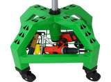 Pneumatic 360 Degree Swivel Mechanics Rolling Creeper Seat, Heavy Duty Rolling Mechanics 99179471