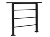 Handrails for Outdoor Steps, Wrought Iron Handrail Fits 1 or 3 Steps, 37944549