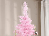 7 foot pink Christmas tree with bracket 01460573