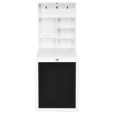 White wall mounted office desk 07405547