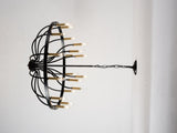 15-Light Chandelier Industrial Iron Candle Chandelier Modern Suspended Farmhouse Pendant Light W5008P479818