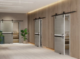 CRAZY ELF 28 "x 84" Integrated Door Slab, No Assembly Required, Covered With 2mm Thick W936126322