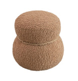 WKJ1Y Light camel snowman stool, seat body width 14.56in round belly, playful and lovely, suitable W2085P166459