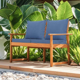 24x24 Inch Outdoor Deep Seat Cushion Set - Waterproof Fade-Resistant Patio Furniture Cushions with W419P290472