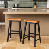 Wood 29" SADDLE STOOL 56484.00WLT