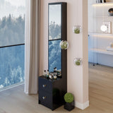 Length 11.8" x Width 15.7" x Height 63" Simple Stylish Dressing Mirror Full Body Mirror W3258P311362