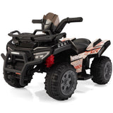 ZNTS 6V Kids Ride-On ATV Car, Powered 4-Wheeler Quad w/ Music Horn USB MP3, 1.9 MPH Max Speed, Electric W2181P190015