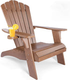 Polystyrene Adirondack Chair - Brown MBM-PKD02-BR