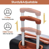 Hardshell Luggage Sets 2Pcs bag Spinner Suitcase with TSA Lock Lightweight 20" 24" PP309433AAP
