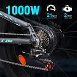 ZNTS Electric Bike 1000W Motor Fat Tire 26x4 Mountain Bike T3177P268163