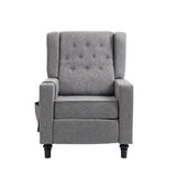 Arm Pushing Recliner, Modern Button Tufted Wingback Push Back Recliner, Living Room W133364034
