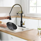 Touchless Kitchen Faucet,Hands Free Automatic Smart Kitchen Faucet W1932P156137