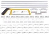 9-12 ft Set Room Divider Ceiling Curtain Set Curtain Rail System Room divider Ceiling 91262669