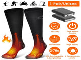 Electric Heated Socks for Men Women Battery Powered Heated Socks Rechargeable Feet Warmer with 4 06789524