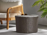 KINGSTOWN RD BARREL SIDE TABLE 52644.00GEY