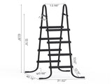 4-Step 52in Iron Pool Ladder 52721018
