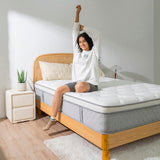 14 Inch Breathable Cool Cover Memory Foam Individual Pocket Spring Hybrid Mattress T3673P344036