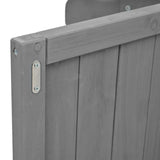 Outdoor Kitchen Island Fir Wood Kitchen Island with Stainless Steel Top, Ample Storage Space, Towel N719P246553R