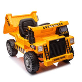 ZNTS Ride on Dump Truck, 12V Ride on Car with Parents Control, Electric Dump Bed and Extra Shovel,Phone W1396P147014