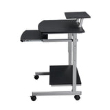 Compact Computer Cart With Storage, Espresso 36352791