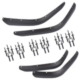 Front & Rear Fender Flares Extensions Set for Jeep Wrangler JL JLU l4 V6 18-24 89885511