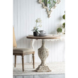 30x31" Antique Round Wood Table W2078125613