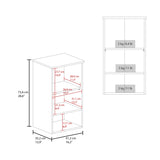 Black Medicine Cabinet with One Door B062P252170