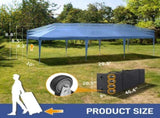 10x30ft Pop Up Canopy, Portable Instant Canopy Tent with 8 Sidewalls for 06777716
