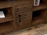 74 inch TV Stand Console for TVs up to 85 inches, No Assembly Required, Whiskey Finish B108P160189