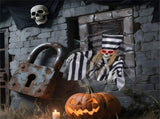 18" Animated Halloween Chained Prisoner Decor - Sound-Activated , 08107365