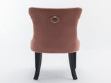 A&A Furniture,Nikki Collection Modern, High-end Tufted Solid Wood Contemporary PU and Velvet W1143P357046