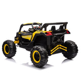 ZNTS 12V Ride On Car with Remote Control,UTV ride on for kid,3-Point Safety Harness, Music Player 78269199