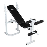 ZNTS Weight Bench with Adjustable Workout Bench and Barbell Rack and Leg Developer, Foldable Weight Bench 25252986