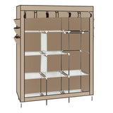 69" High-leg Non-woven Fabric Assembled Cloth Wardrobe Beige 18862111