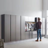 Astro Series 32 in. W x 28 in. H x 20 in. D Metal Wall Mounted Base Door Storage Cabinet B040P285916