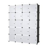 ZNTS 20 Cube Organizer Stackable Plastic Cube Storage Shelves Design Multifunctional Modular Closet 41270526