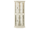 Lighted Corner Curio Cabinet - Glass Display Shelf with Tempered Glass Doors, Adjustable Shelving, W1758P300131